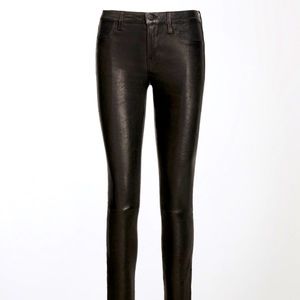 New L8001 MID-RISE SKINNY PANT IN LEATHER